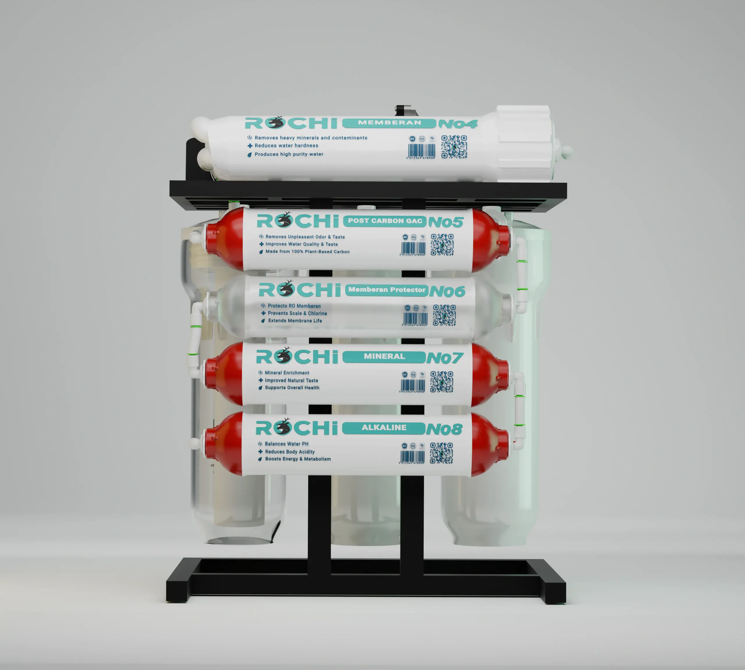 دستگاه-تصفیه-آب-8-مرحله-مشکی-اکونومی-نمای پشت